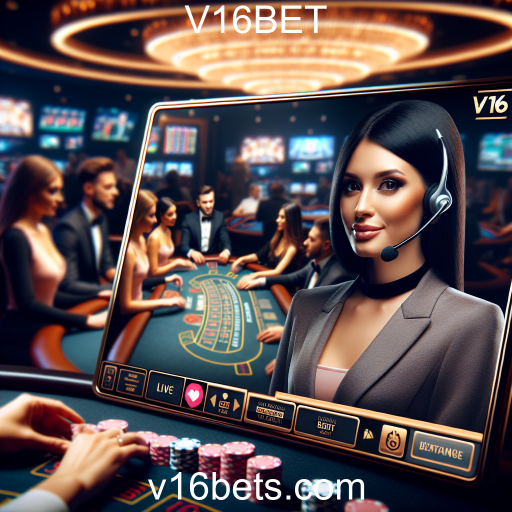 A Experiência do Cassino Ao Vivo no V16BET
